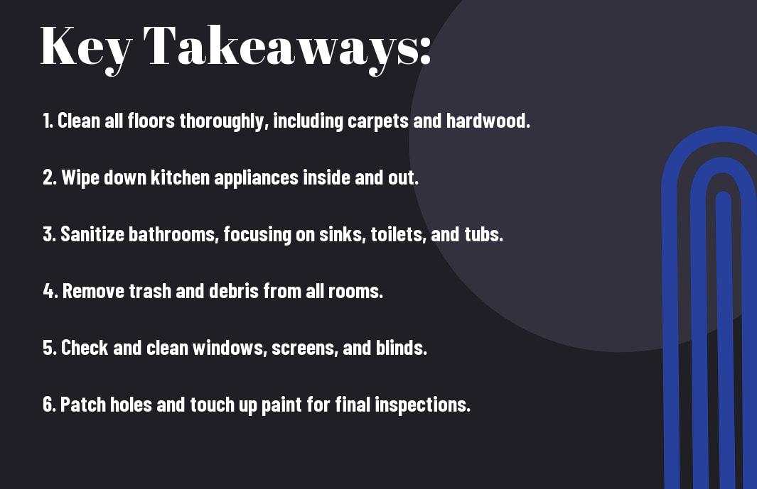 move out cleaning checklists for texas areas phc