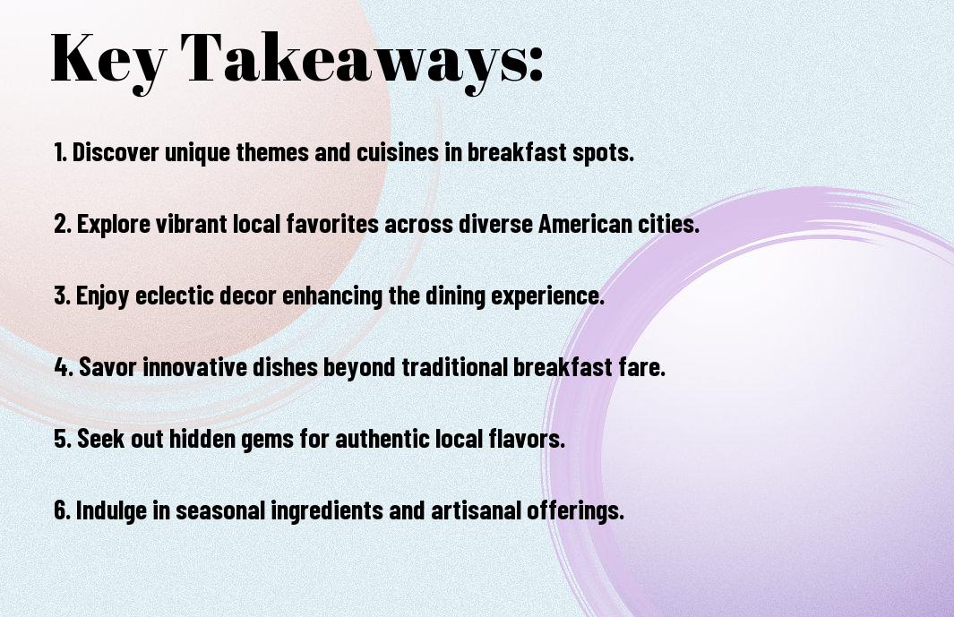 must visit eclectic breakfast spots in the usa