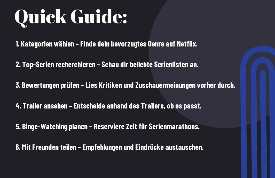 Die Must-Watch Serien Auf Netflix - Ein Guide Für Serienliebhaber 1 must watch serien auf netflix ein guide sqj