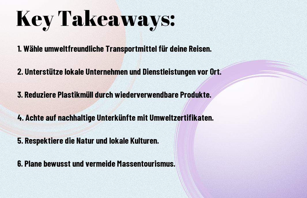 nachhaltig reisen beitrag zu weltzielen im urlaub