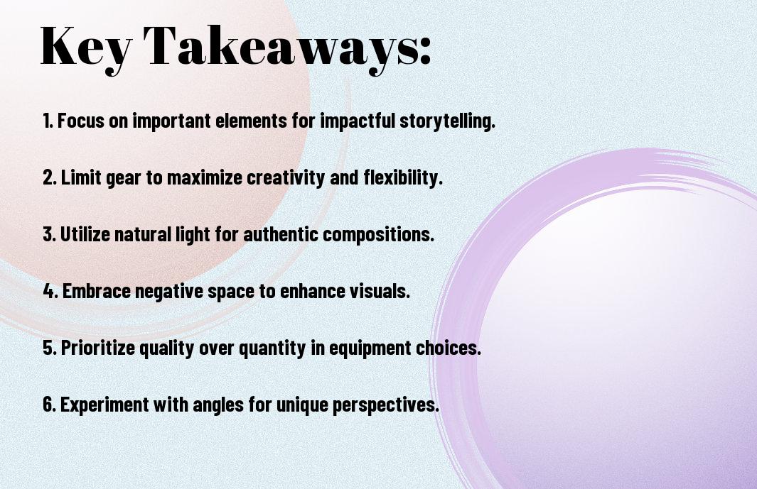 optimize composition with minimalist gear strategies ugm