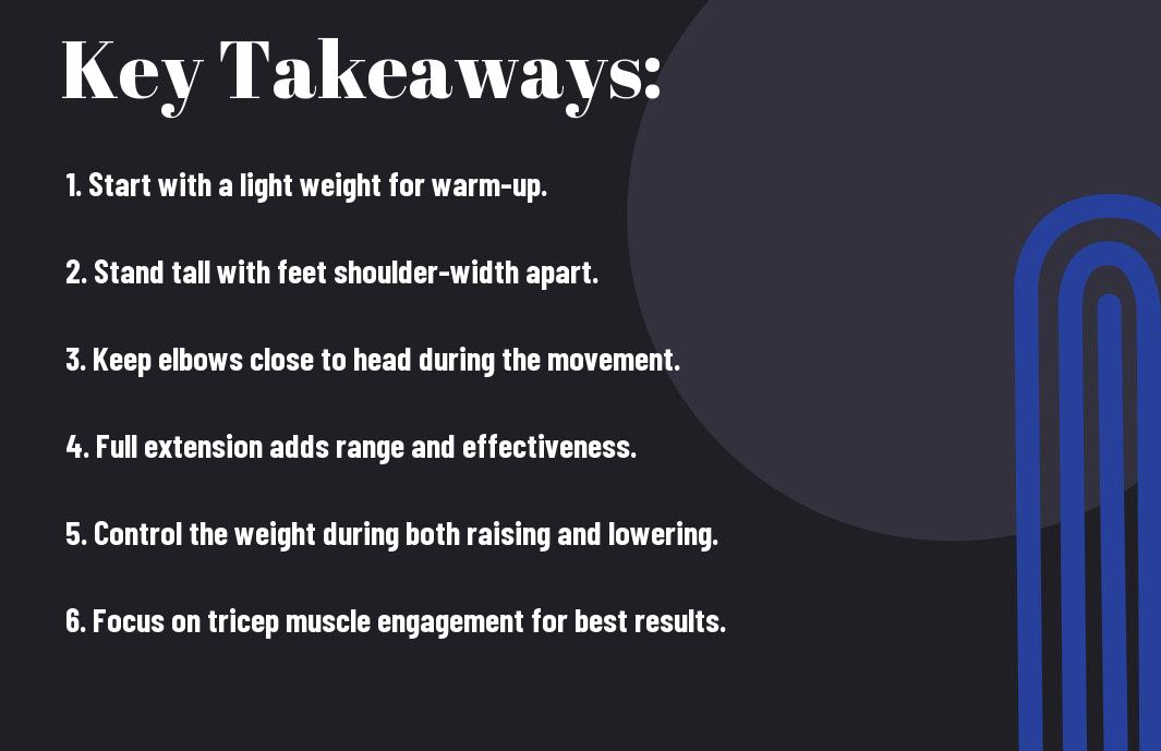 Overhead Tricep Extension - How-To Guide