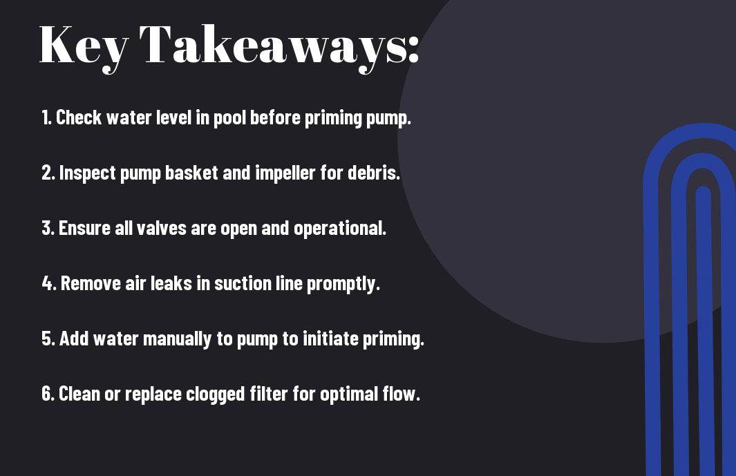 pool pump wont prime heres what to do bnq