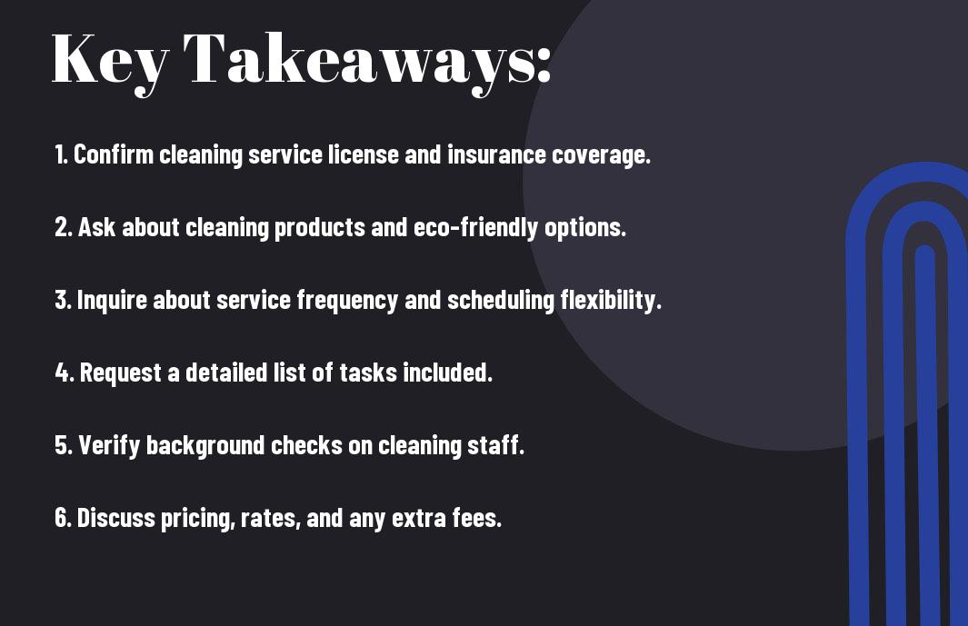 questions to ask before hiring a cleaning service mzo