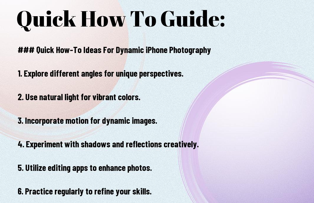 Quick How-To Ideas For Dynamic IPhone Photography 1 quick how to ideas for dynamic iphone photography phf