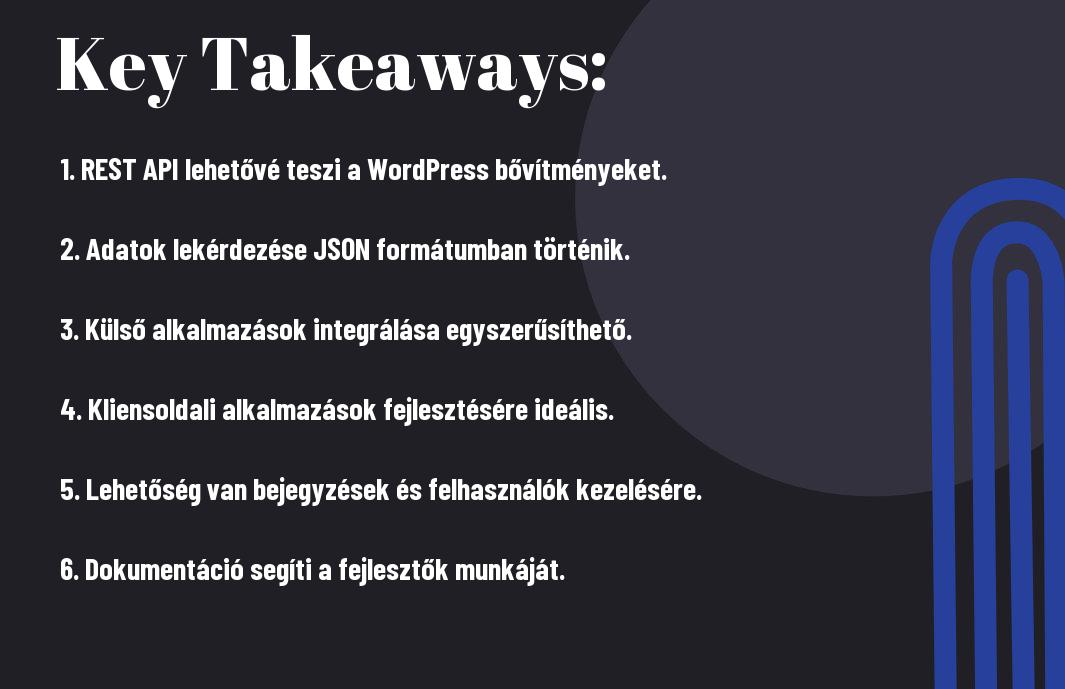 REST API a WordPress-ben - Gyakorlati felhasználási példák