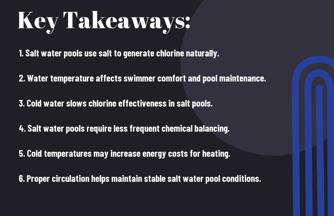 salt water pools and cold temperatures hom