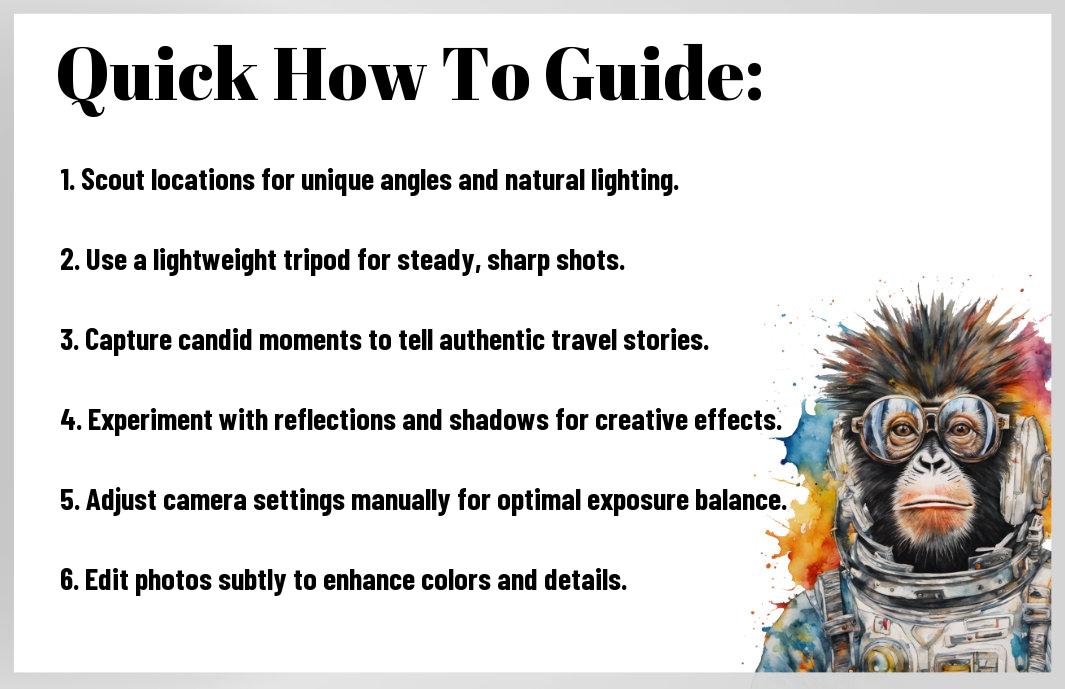 Savvy How-To Hacks For Enchanting Travel Photography While On The Go
