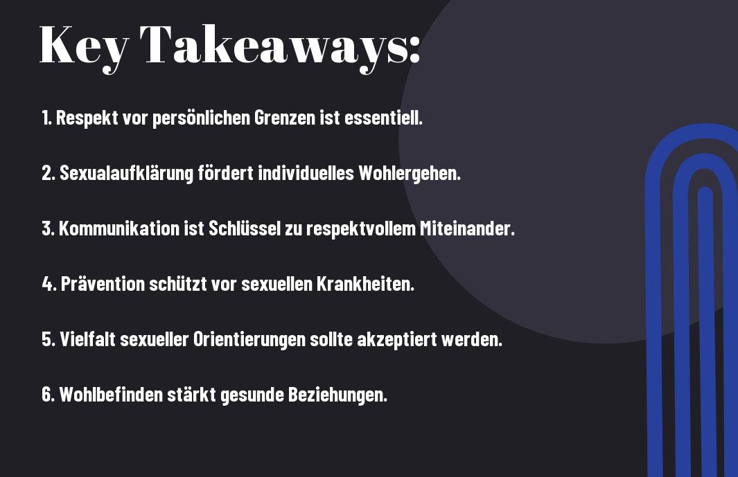 sexuelle gesundheit respekt und wohlbefinden