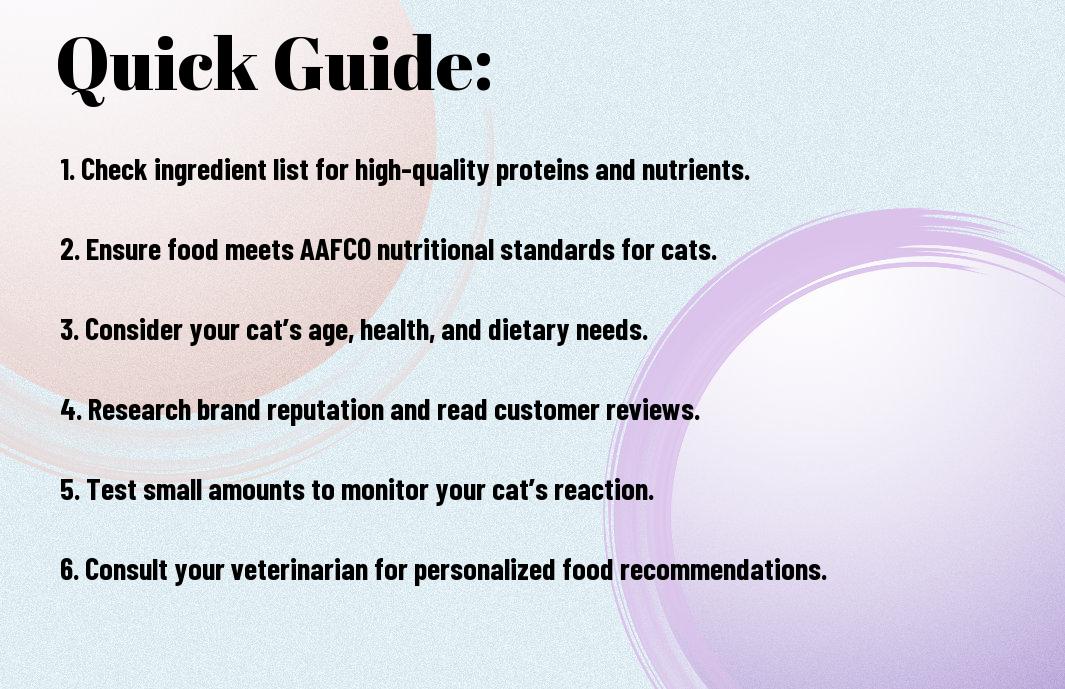 Essential Steps In Your Guide To Choosing A Cat Food Brand