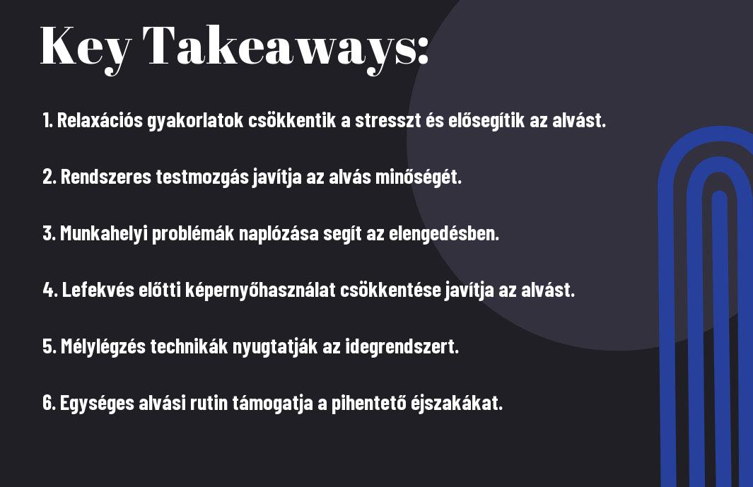 Nem tudok aludni a munkahelyi stressztől - 7 bevált technika