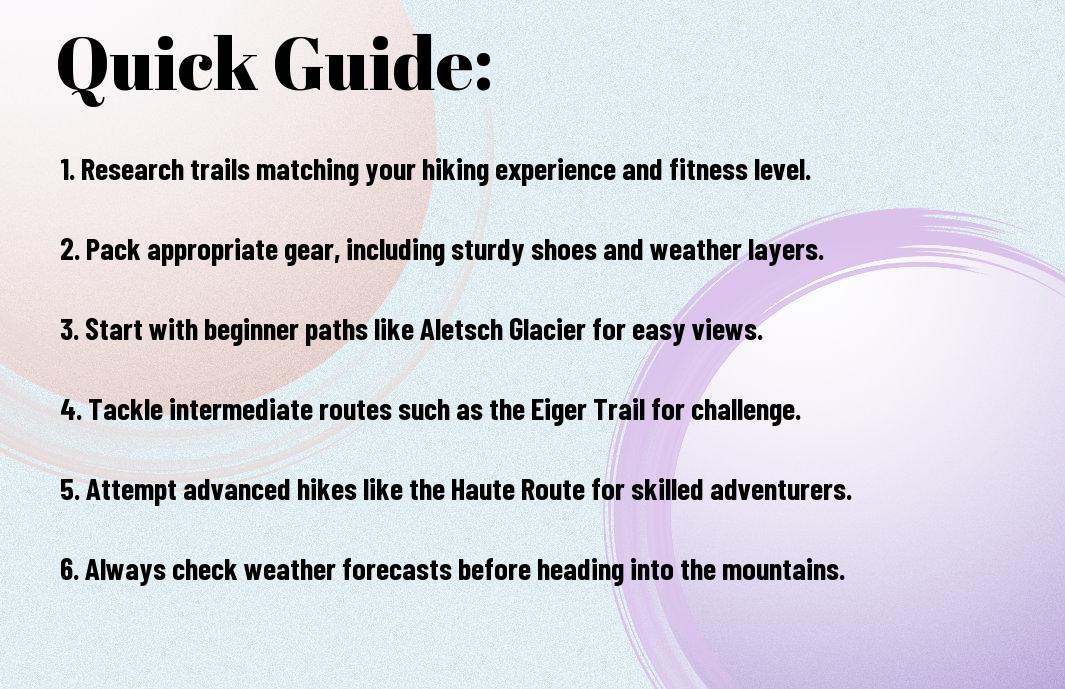 swiss alps best hiking trails for everyone dpa