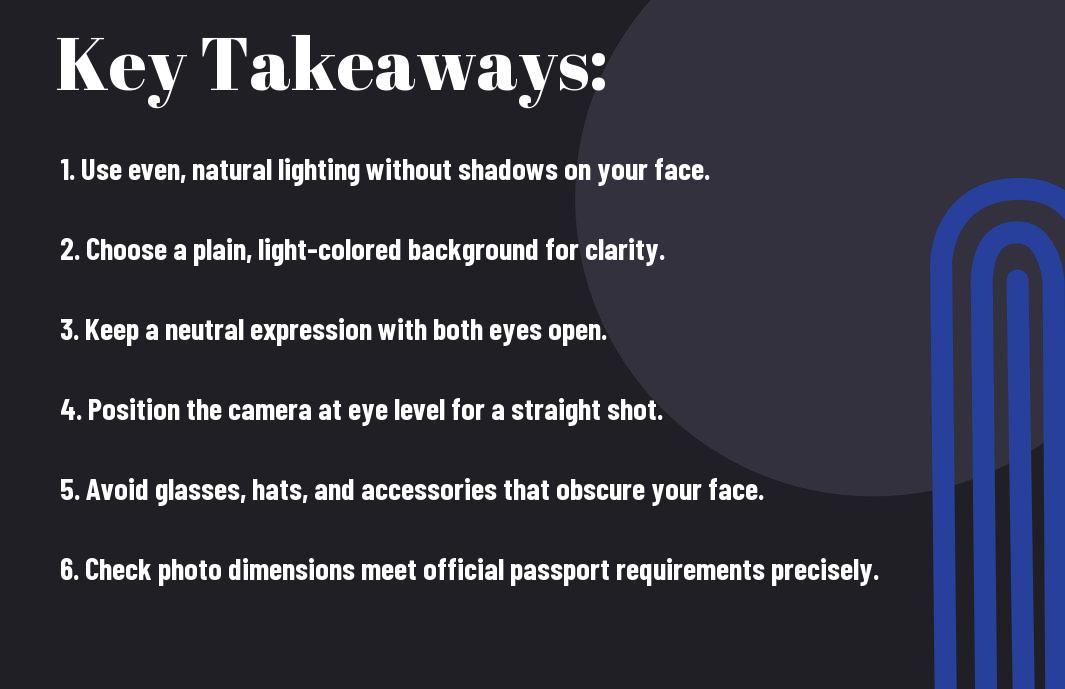 taking the perfect passport photo at home kse
