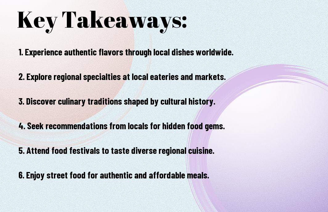 taste of tradition top local dishes abroad afv