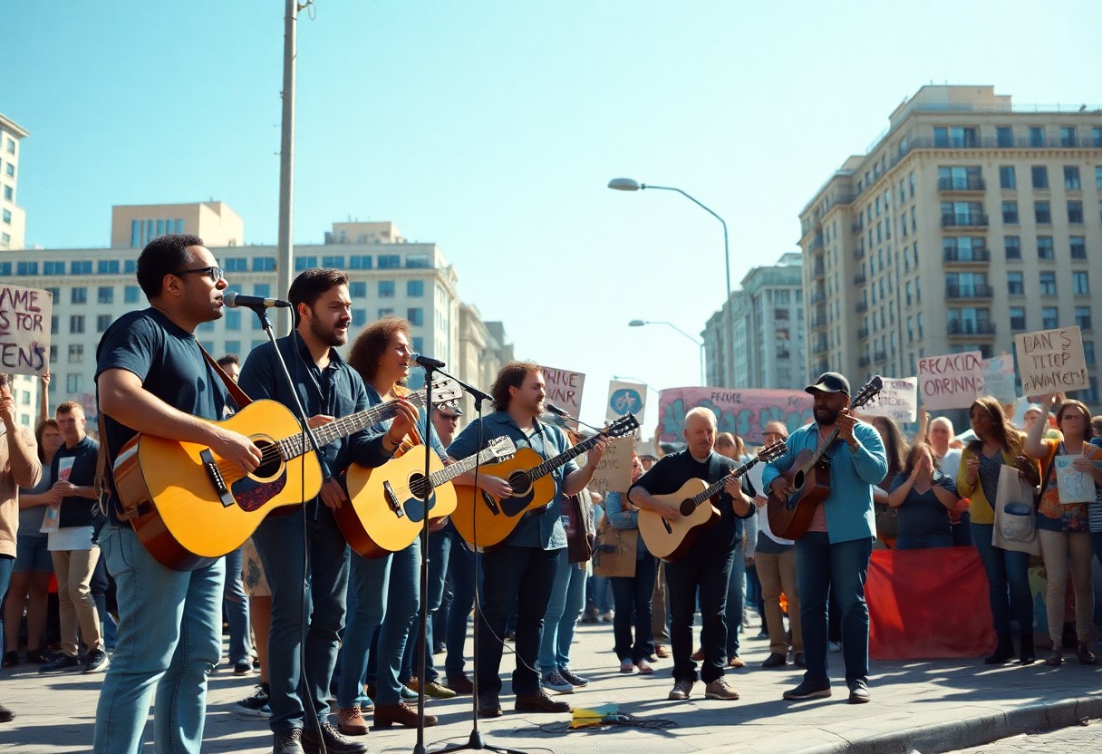 Role of Singing in Protest Movements