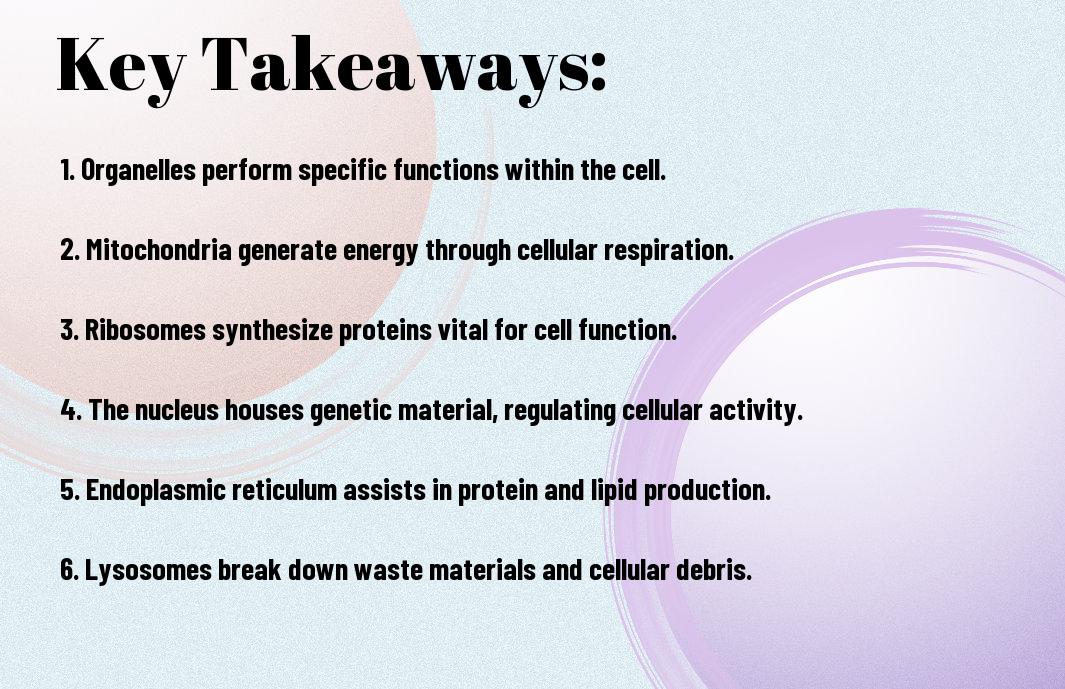 the role of organelles in the cell fzv