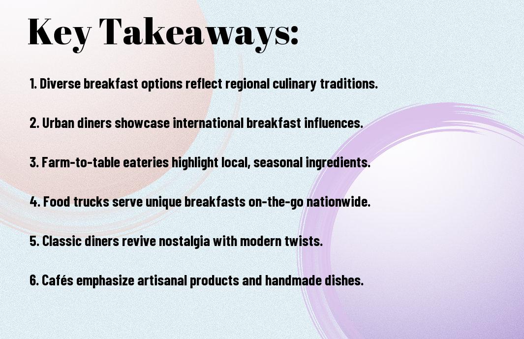 top breakfast spots offering diverse flavors ouh