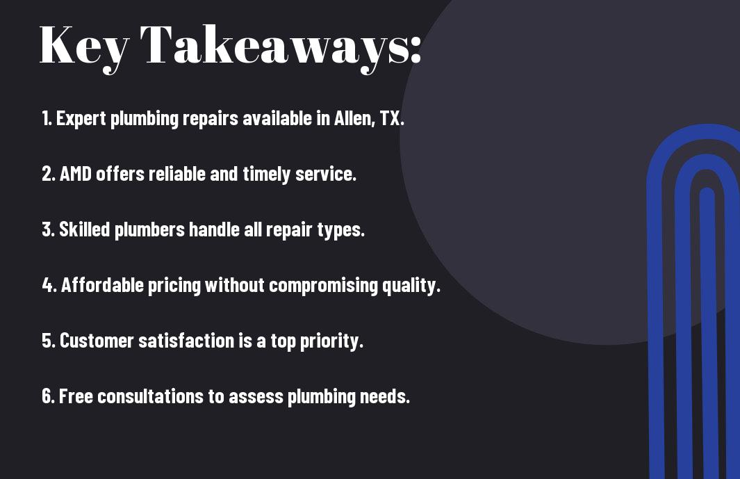 top plumbing repairs in allen tx amd trusts
