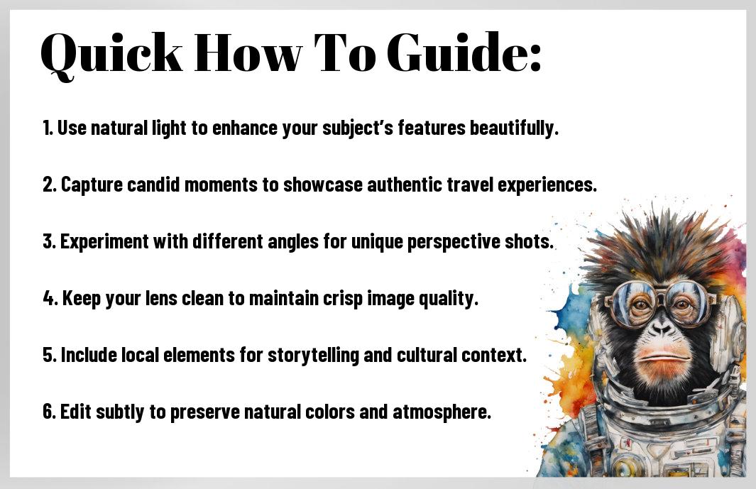 Savvy How-To Hacks For Enchanting Travel Photography While On The Go
