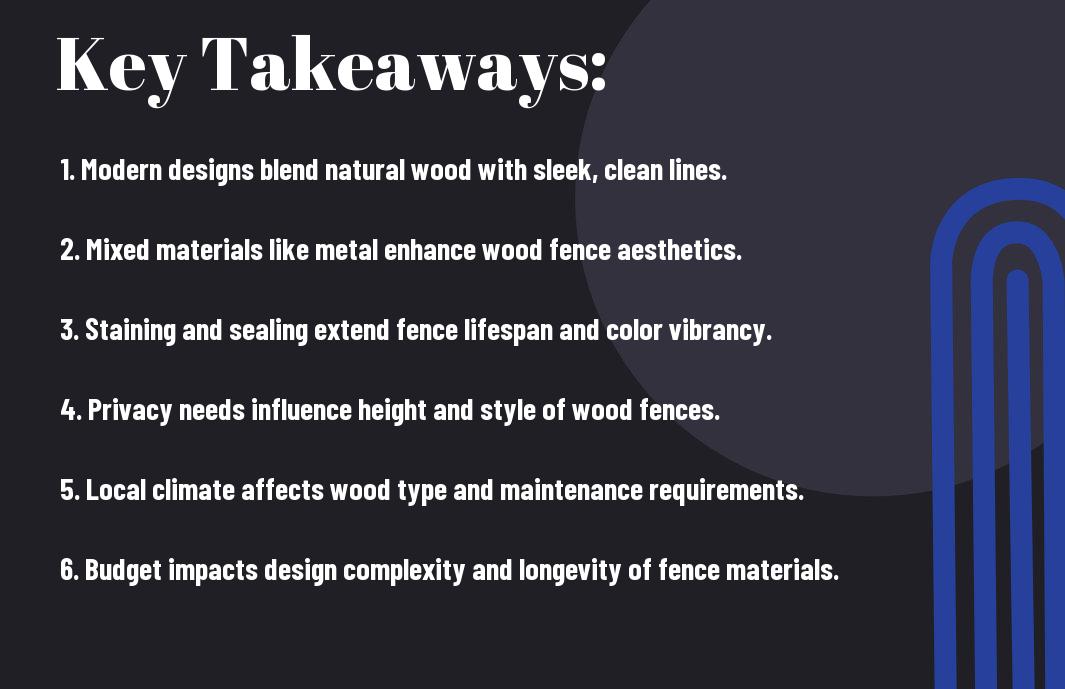 Trending Wood Fence Designs And Tips Ygz