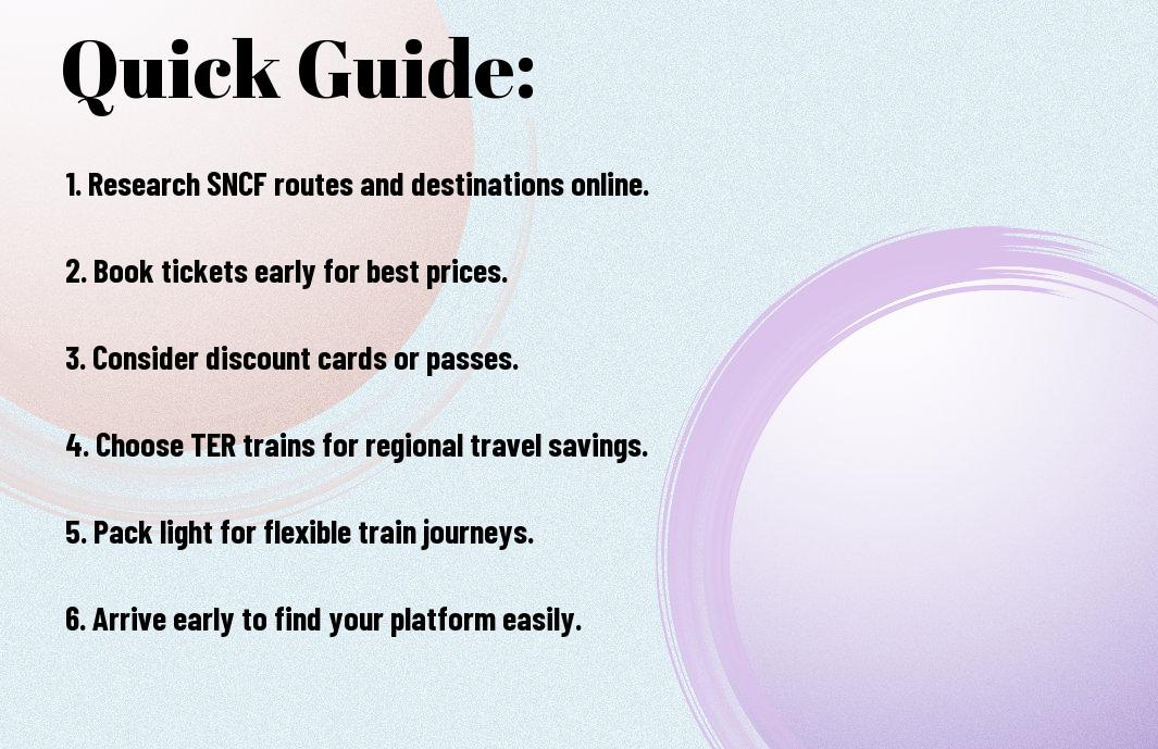 ultimate guide to sncf and cheap train travel