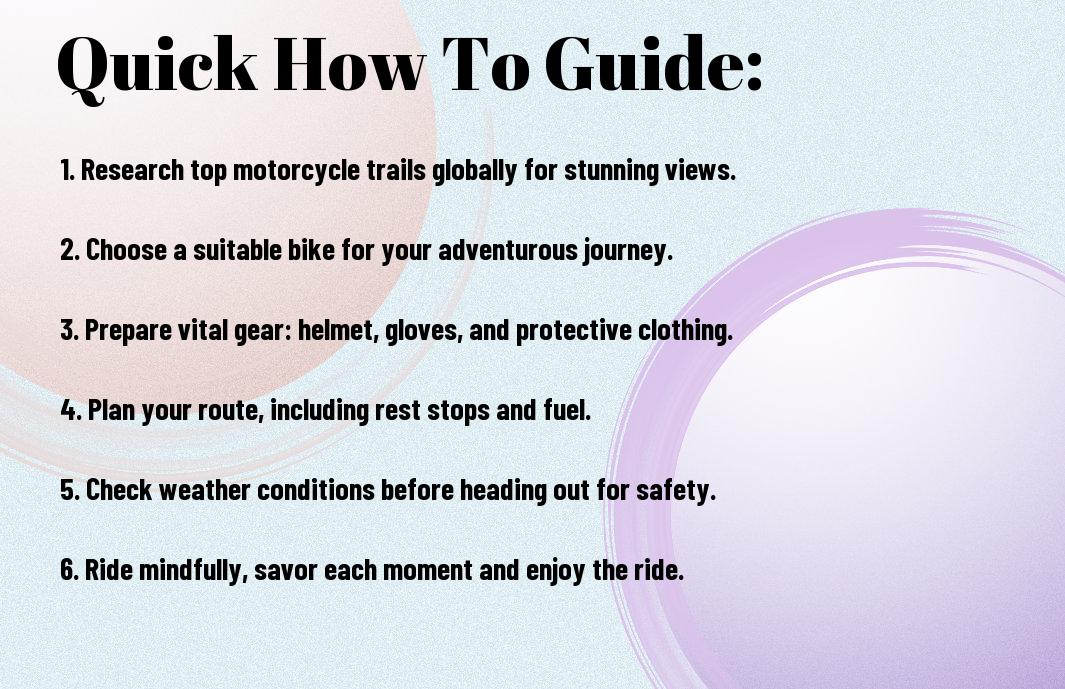How To Enjoy The Exhilarating Best Motorcycle Trails In The World - Your Ultimate Guide 1 ultimate guide to the best motorcycle trails qui