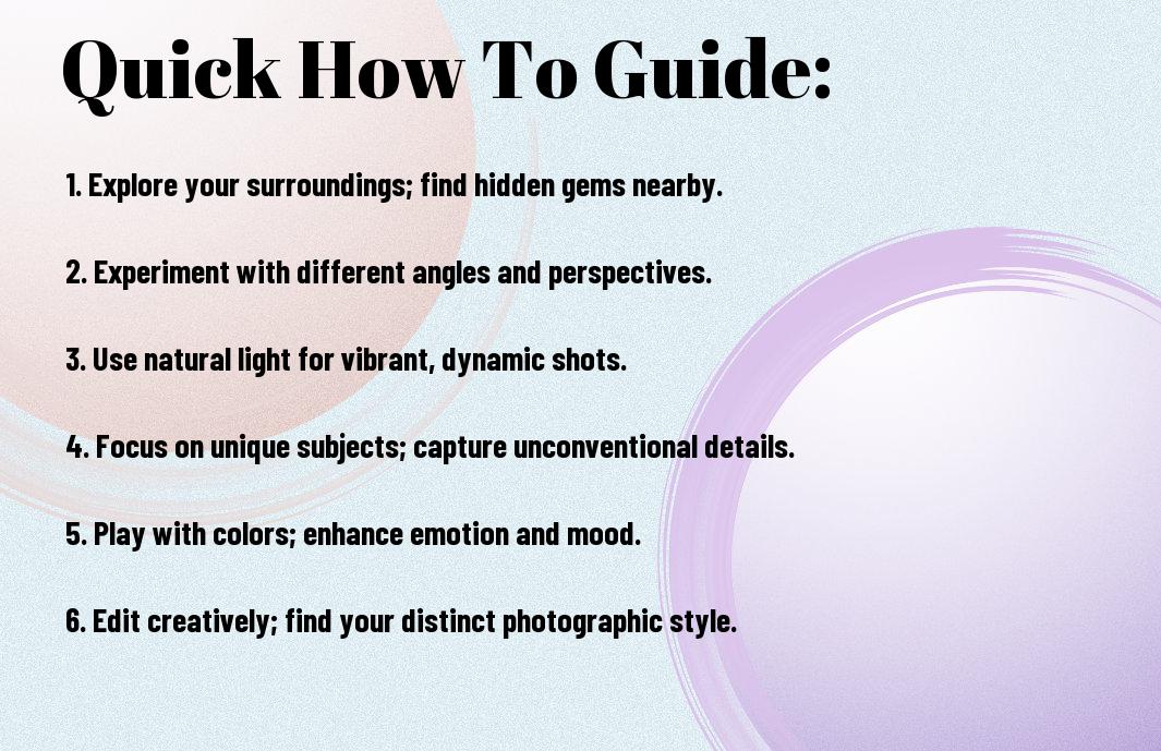 Inspiring How-to Methods For Unique Beginner Photography – Stand Out