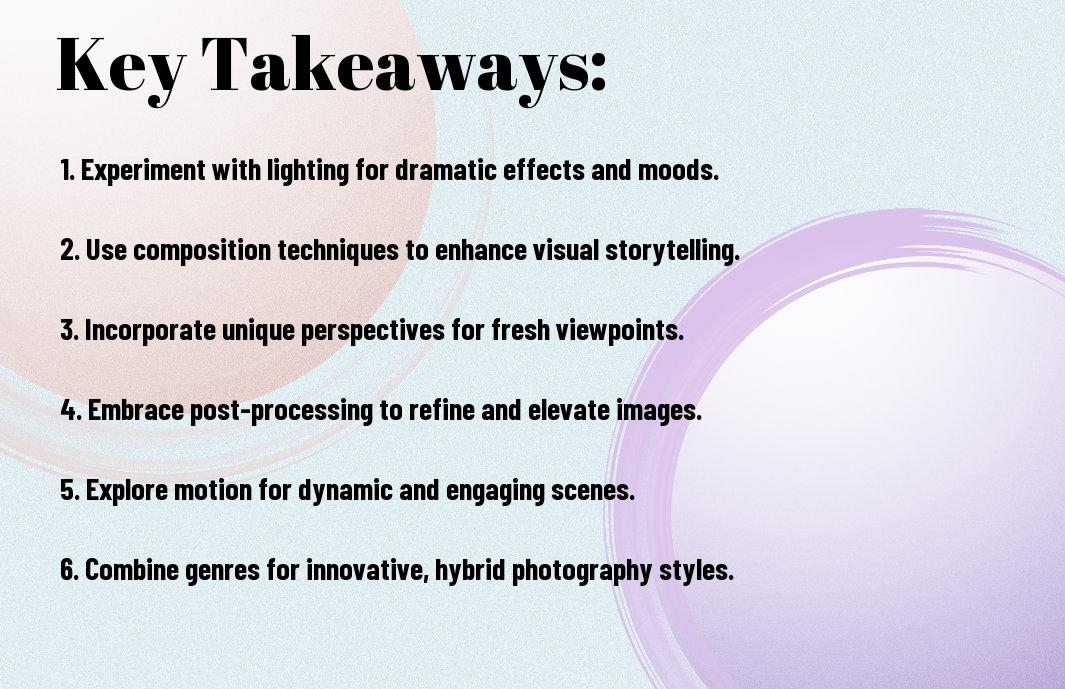 Exploring Different Styles - Unique Photography Techniques For Diverse Genres 1 unique photography techniques for diverse genres bnk