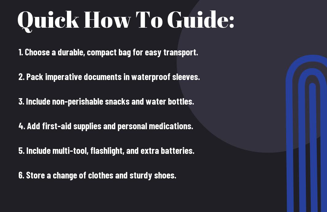 urban survival packing a go bag for emergencies osm