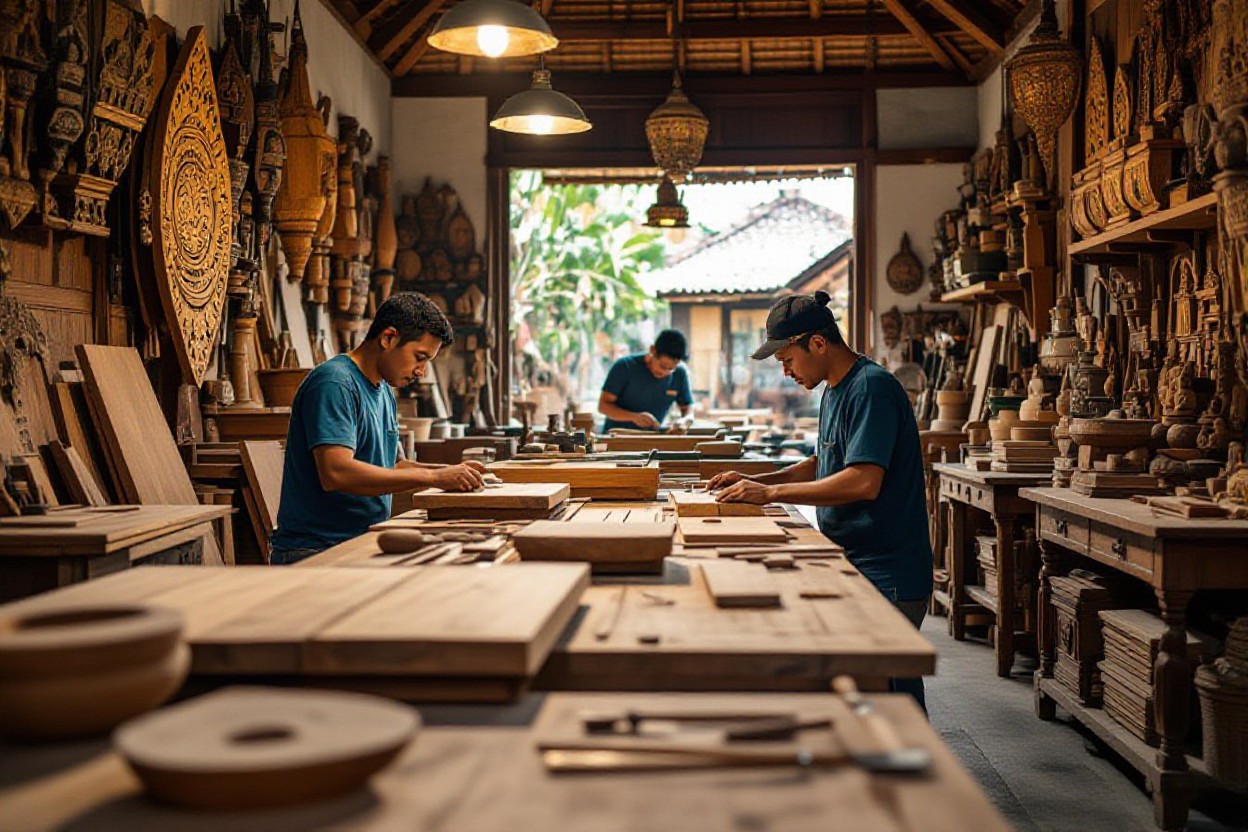 what to expect when visiting a bali furniture workshop