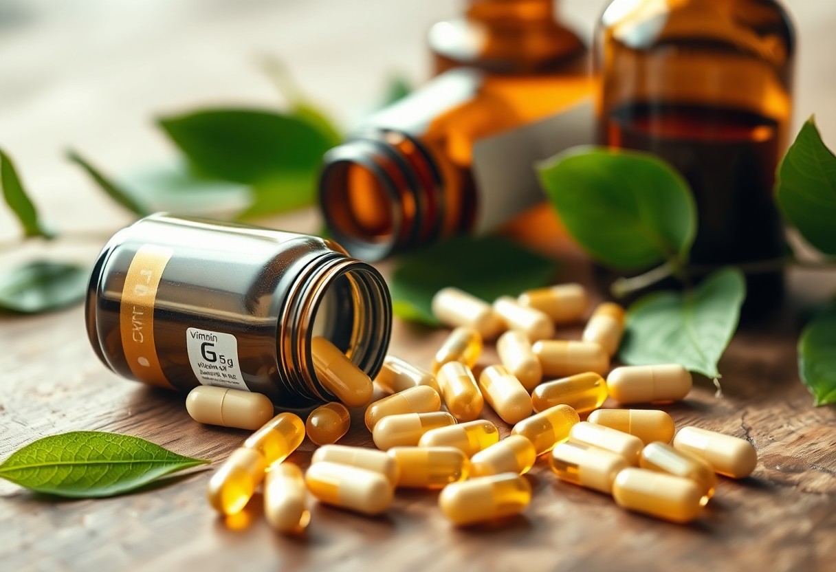 Vitamin E Capsules for Healthy Skin