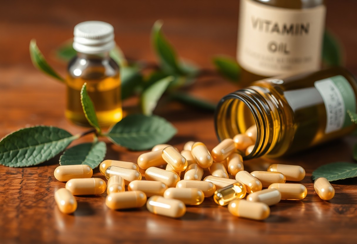 Vitamin E Capsules for Healthy Skin1
