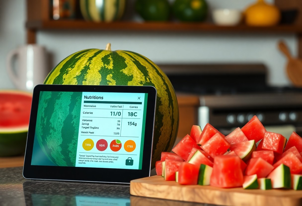 Watermelon Nutrition Facts - Calories, Vitamins, and Health Benefits of Eating Watermelon Watermelon Nutrition Facts - Calories, Vitamins, and Health Benefits of Eating Watermelon