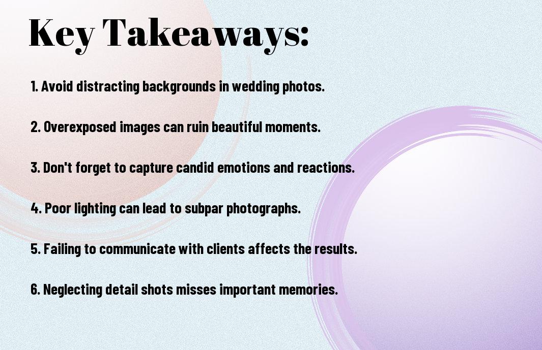 Behind The Lens - Common Wedding Photography Mistakes To Avoid 1 wedding photography mistakes to avoid ttg