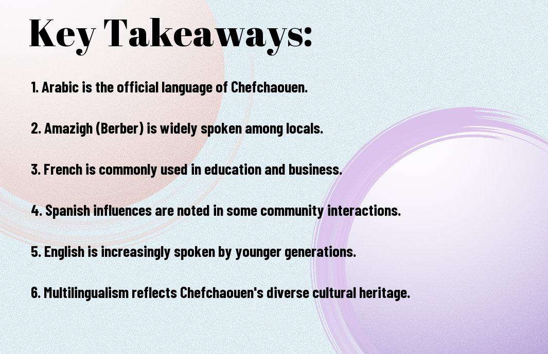 what language is spoken in chefchaouen sod