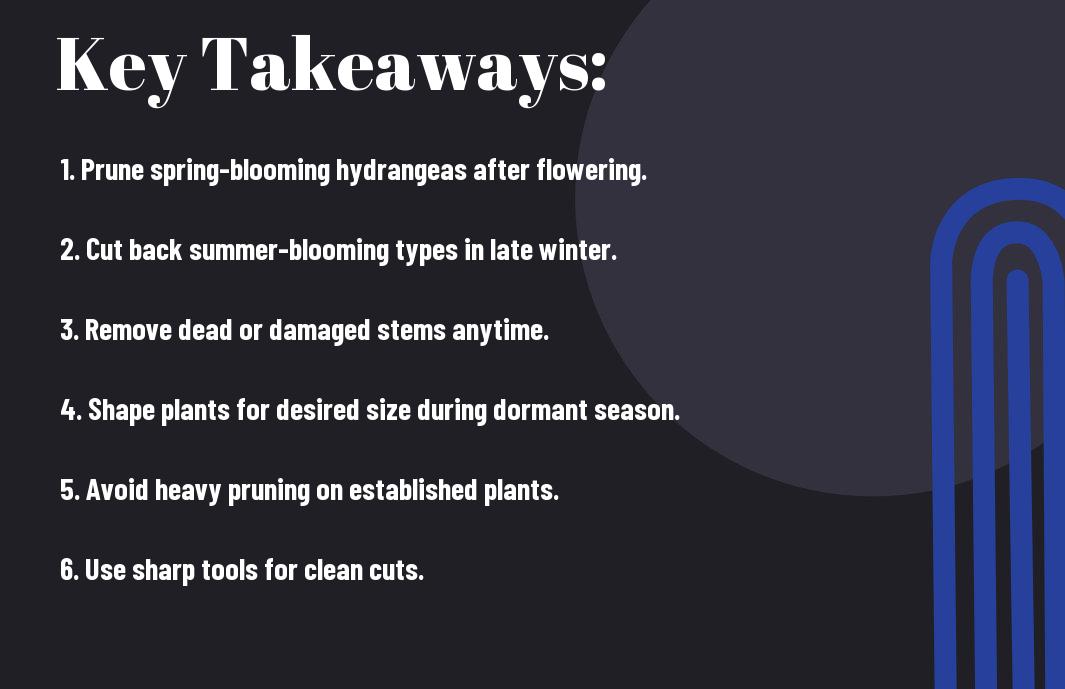 when to prune hydrangeas for optimal growth zrn