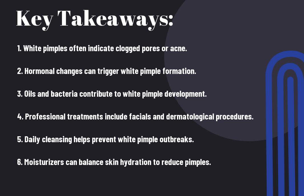 White Pimple on Face - Causes & Solutions