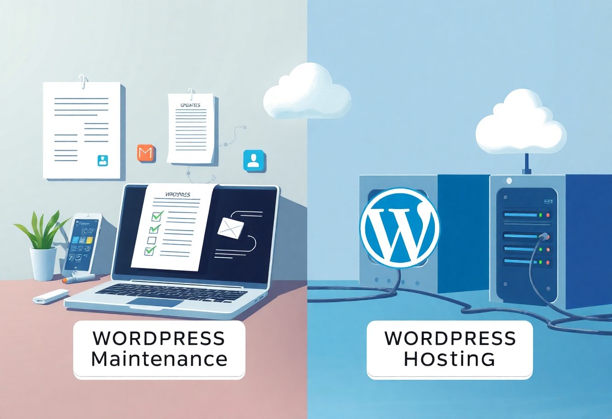 wordpress maintenance vs wordpress hosting ylv