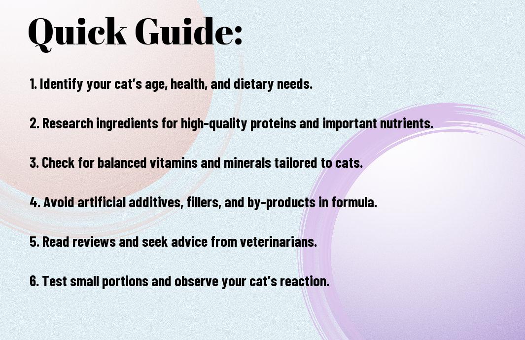 Simplified Steps - Your Ultimate Guide To Choosing A Cat Food Brand