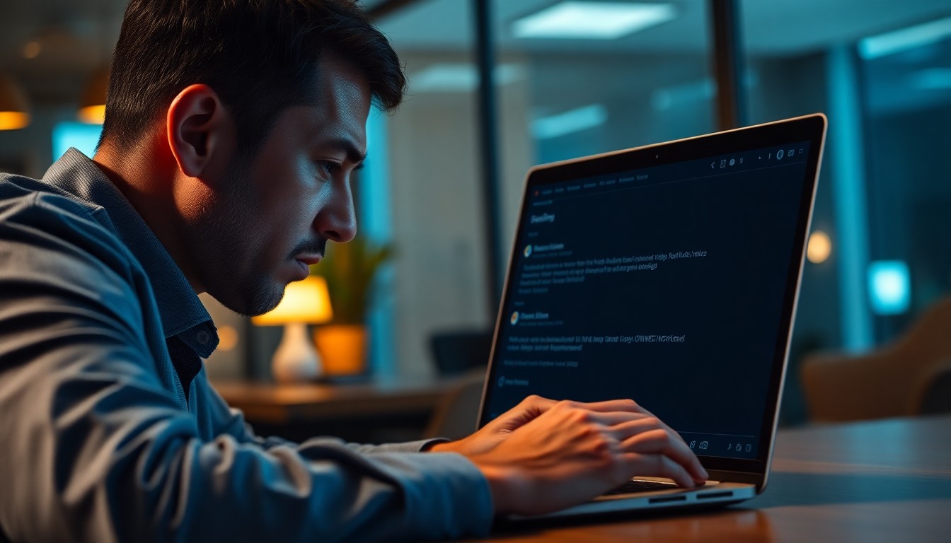 Why cold outreach fails — business owner staring at empty inbox after rejection notifications